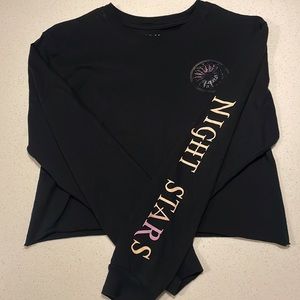 Cropped Long Sleeve Tee